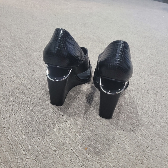 Alexander Wang Lizard print peep toe sandal. 40.5 - Picture 5 of 5